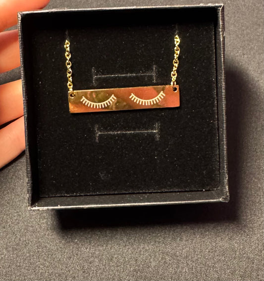 Gold Lash Necklace